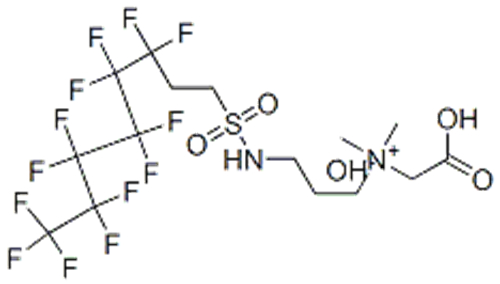 carboxymethyldimethyl-3-[[(3,3,4,4,5,5,6,6,7,7,8,8,8-tridecafluorooctyl)sulphonyl]amino]propylammonium hydroxide CAS 34455-29-3