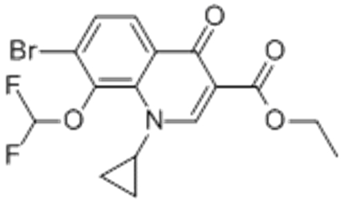 3-Quinolinecarboxylicacid, 7-bromo-1-cyclopropyl-8-(difluoromethoxy)-1,4-dihydro-4-oxo-, ethyl ester CAS 194805-07-7