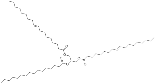 9-Octadecenoic acid(9Z)-, 1,1'-[2-[(1-oxohexadecyl)oxy]-1,3-propanediyl] ester CAS 1716-07-0