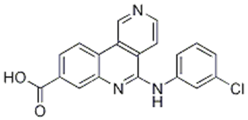 5-[(3-chlorophenyl)amino]-Benzo[c]-2,6-naphthyridine-8-carboxylic acid CAS 1009820-21-6