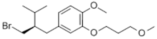 Benzene,4-[(2R)-2-(bromomethyl)-3-methylbutyl]-1-methoxy-2-(3-methoxypropoxy) CAS 172900-69-5