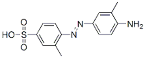 Benzenesulfonic acid,4-[2-(4-amino-3-methylphenyl)diazenyl]-3-methyl- CAS 120-68-3