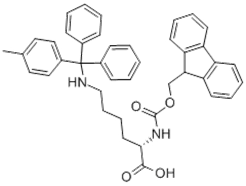 L-Lysine,N2-[(9H-fluoren-9-ylmethoxy)carbonyl]-N6-[(4-methylphenyl)diphenylmethyl] CAS 167393-62-6