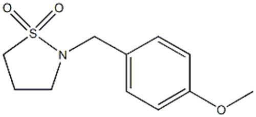 Isothiazolidine, 2-[(4-methoxyphenyl)methyl]-, 1,1-dioxide CAS 158089-76-0
