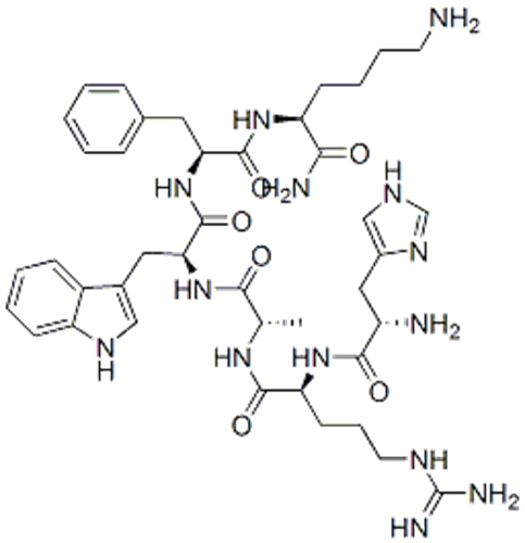 L-Lysinamide,L-histidyl-D-arginyl-L-alanyl-L-tryptophyl-D-phenylalanyl- CAS 123689-72-5