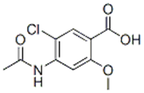 4-Acetamino-5-Chloro-2-Methoxyl Benzoic Acid CAS 24201-13-6