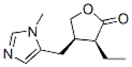 2(3H)-Furanone,3-ethyldihydro-4-[(1-methyl-1H-imidazol-5-yl)methyl]-,( 57357246, 57263518,3S,4R)- CAS 92-13-7