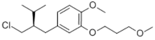 Benzene, 4-[(2R)-2-(chloromethyl)-3-methylbutyl]-1-methoxy-2-(3-methoxypropoxy)- CAS 324763-39-5