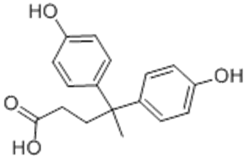 Benzenebutanoic acid, 4-hydroxy-γ-(4-hydroxyphenyl)-γ-methyl- CAS 126-00-1
