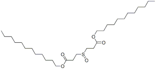 Propanoic acid,3,3'-sulfinylbis-, didodecyl ester (9CI) CAS 17243-14-0