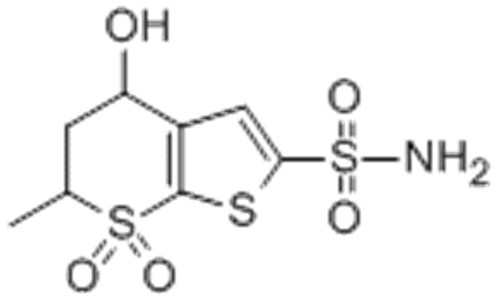 5,6-Dihydro-4-hydroxy-6-methyl-4H-thieno[2,3-b]thiopyran-2-sulfonamide 7,7-dioxide CAS 120279-26-7