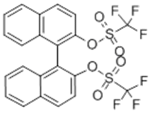 Methanesulfonic acid,1,1,1-trifluoro-, 1,1'-(1R)-[1,1'-binaphthalene]-2,2'-diyl ester, stereoisomer CAS 126613-06-7