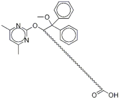 α-[(4,6-Dimethyl-2-pyrimidiny l)oxy]-β-(methoxy-d3)-β-phen ylbenzenepropanoic Acid CAS 1189479-60-4