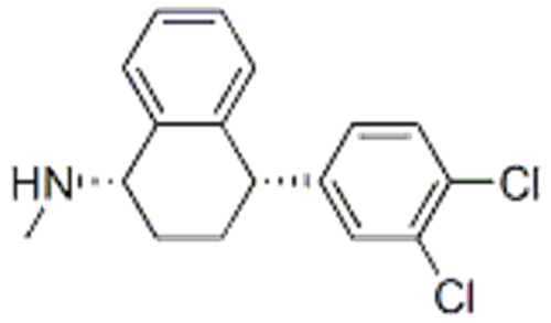 1-Naphthalenamine,4-(3,4-dichlorophenyl)-1,2,3,4-tetrahydro-N-methyl-,( 57356825, 57263095,1S,4S)-  CAS 79617-96-2