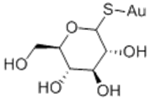 Gold, [1-(thio-kS)-D-glucopyranosato-kO2]- CAS 12192-57-3