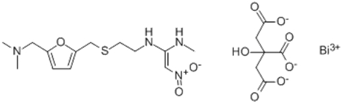 RANITIDINE BISMUTH CITRATE  CAS 128345-62-0