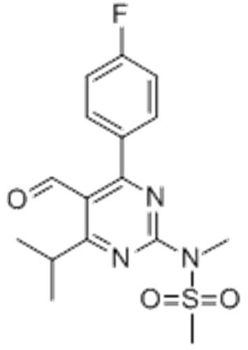 4-(4-Fluorophenyl)-6-isopropyl-2-[(N-methyl-N-methylsulfonyl)amino]pyrimidinyl-5-yl-formyl CAS 147118-37-4