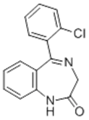 1,3-Dihydro-5-(2-chlorophenyl)-2H-1,4-benzodiozepin-2-one CAS 3022-68-2