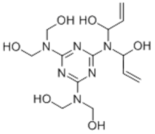 2-Propen-1-ol,1,1'-[[4,6-bis[bis(hydroxymethyl)amino]-1,3,5-triazin-2-yl]imino]bis- (9CI)
 CAS 74037-62-0