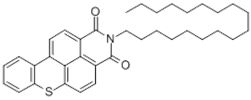 1H-Thioxantheno[2,1,9-def]isoquinoline-1,3(2H)-dione,2-octadecyl- CAS 12671-74-8