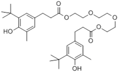 Triethylene glycol bis(3-tert-butyl-4-hydroxy-5-methylphenyl)propionate CAS 36443-68-2
