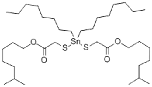 diisooctyl 2,2'-[(dioctylstannylene)bis(thio)]diacetate
 CAS 26401-97-8