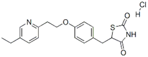 Pioglitazone hydrochloride CAS 112529-15-4