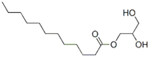 glycerol monolaurate
 CAS 27215-38-9