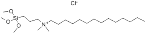TETRADECYLDIMETHYL(3-TRIMETHOXYSILYLPROPYL)AMMONIUM CHLORIDE CAS 41591-87-1