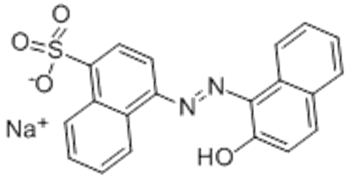 1-Naphthalenesulfonicacid, 4-[2-(2-hydroxy-1-naphthalenyl)diazenyl]-, sodium salt (1:1) CAS 1658-56-6