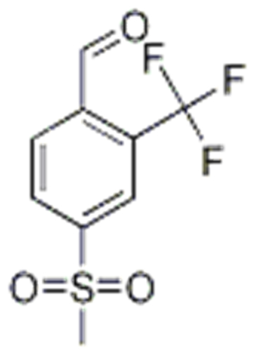 2-Formyl-5-(methylsulphonyl)benzotrifluoride, 4-Formyl-3-(trifluoromethyl)phenyl methyl sulphone CAS 1215310-75-0