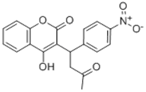2H-1-Benzopyran-2-one,4-hydroxy-3-[1-(4-nitrophenyl)-3-oxobutyl]- CAS 152-72-7