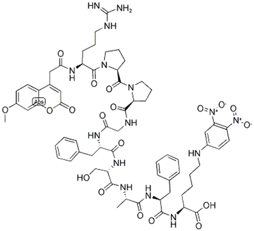 MCA-ARG-PRO-PRO-GLY-PHE-SER-ALA-PHE-LYS(DNP)-OH CAS 323577-36-2
