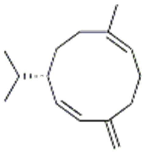 1,6-Cyclodecadiene,1-methyl-5-methylene-8-(1-methylethyl)-,( 57355840, 57251581,1E,6E,8S)- CAS 23986-74-5