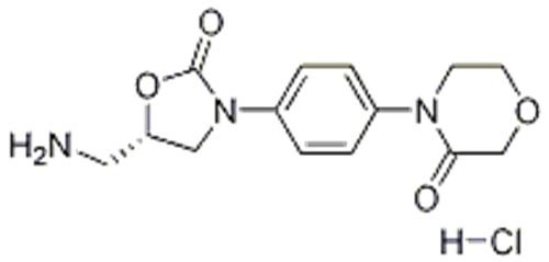 3-Morpholinone, 4-[4-[(5S)-5-(aminomethyl)-2-oxo-3-oxazolidinyl]phenyl]-, hydrochloride (1:1) CAS 898543-06-1 