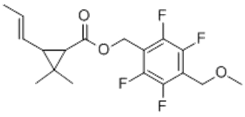 Cyclopropanecarboxylicacid, 2,2-dimethyl-3-(1-propen-1-yl)-,[2,3,5,6-tetrafluoro-4-(methoxymethyl)phenyl]methyl ester CAS 240494-70-6