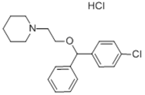 Piperidine,1-[2-[(4-chlorophenyl)phenylmethoxy]ethyl]-, hydrochloride CAS 14984-68-0