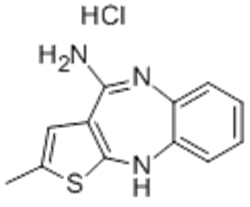 4-Amino-2-methyl-10H-thiene[2,3-b][1,5]benzodiazepine hydrochloride CAS 138564-60-0