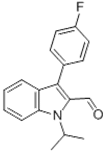 3-(4-FLUORO-PHENYL)-1-ISOPROPYL-1H-INDOLE-2-CARBALDEHYDE CAS 101125-34-2