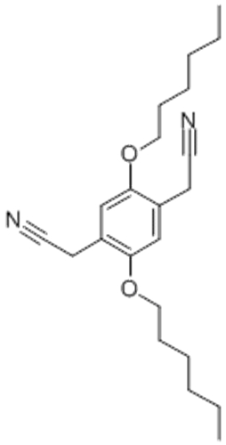 1,4-Benzenediacetonitrile,2,5-bis(hexyloxy)- CAS 151903-53-6