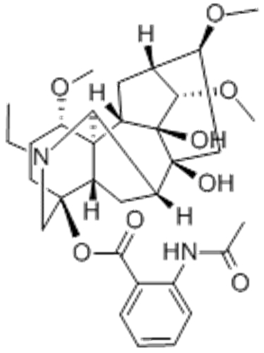 (1a,14a,16b)-20-Ethyl-1,14,16-trimethoxyaconitane-4,8,9-triol 4-(2-acetylamino)benzoate) CAS 32854-75-4