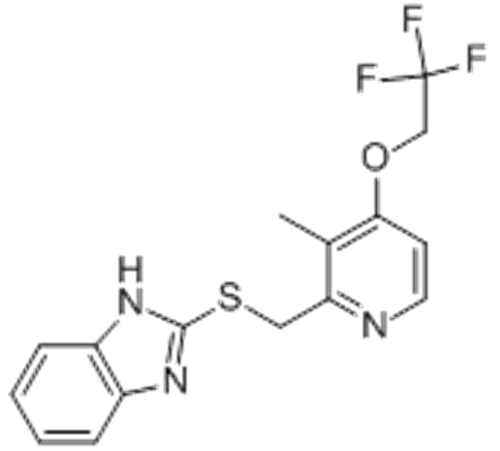 1H-Benzimidazole,2-[[[3-methyl-4-(2,2,2-trifluoroethoxy)-2-pyridinyl]methyl]thio]- CAS 103577-40-8 