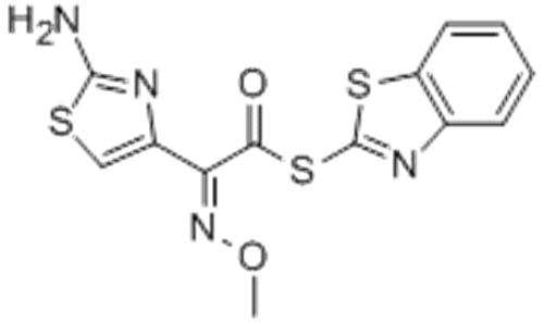 S-2-Benzothiazolyl 2-amino-alpha-(methoxyimino)-4-thiazolethiolacetate CAS 80756-85-0
