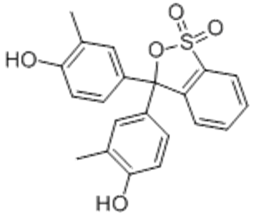 Phenol,4,4'-(1,1-dioxido-3H-2,1-benzoxathiol-3-ylidene)bis[2-methyl- CAS 1733-12-6