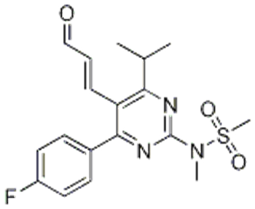 Methanesulfonamide, N-[4-(4-fluorophenyl)-6-(1-methylethyl)-5-[(1E)-3-oxo-1-propenyl]-2-pyri midinyl]-N-methyl- CAS 890028-66-7