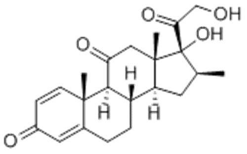 Pregna-1,4-diene-3,11,20-trione,17,21-dihydroxy-16-methyl-,( 57365300, 57187081,16b)- CAS 1247-42-3