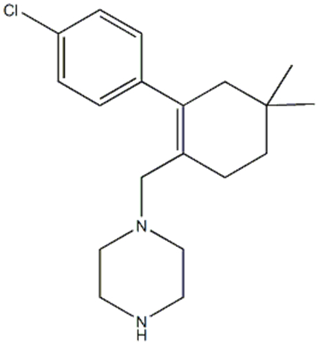 1-((4'-chloro-5,5-dimethyl-3,4,5,6-tetrahydro-[1,1'-biphenyl]-2-yl)methyl)piperazine CAS 1228780-72-0
