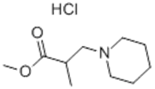 methyl alpha-methylpiperidine-1-propionate hydrochloride
 CAS 25027-52-5