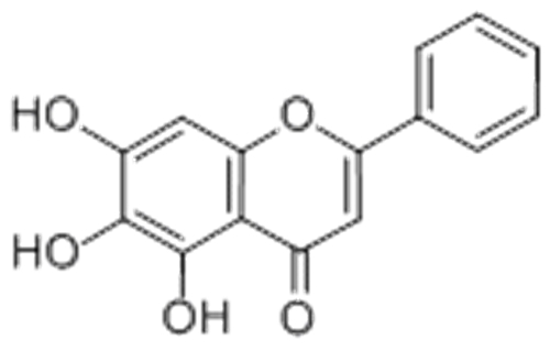 4H-1-Benzopyran-4-one,5,6,7-trihydroxy-2-phenyl- CAS 491-67-8