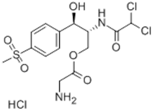 Thiamphenicol glycinate hydrochloride
 CAS 2611-61-2